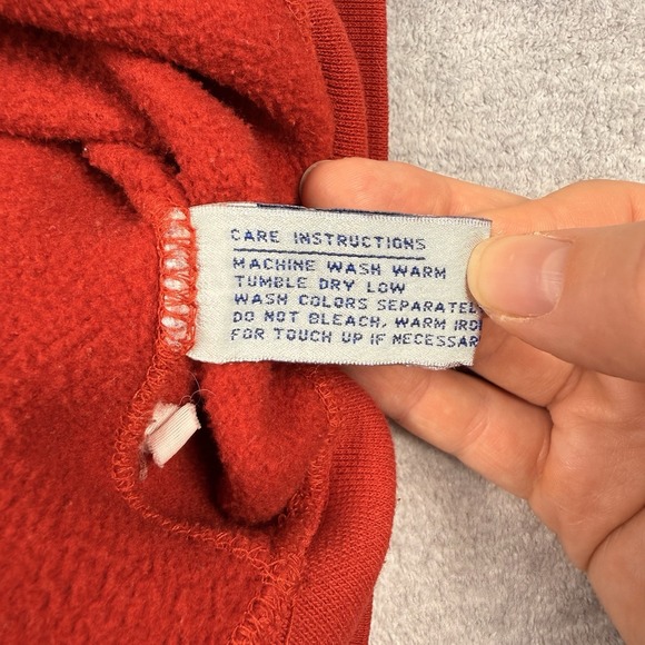 VTG Ohio State Buckeyes Sweatshirt Mens XL Red 1997 Rose Bowl All Embroidered - Picture 8 of 14